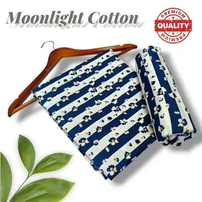 2 Pcs Women's Unstitched Printed Suit