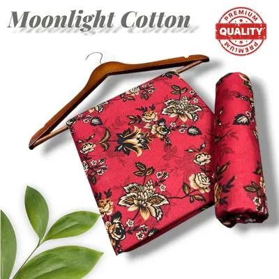 2 Pcs Women's Unstitched Printed Suit