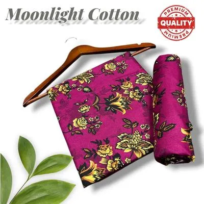 2 Pcs Women's Unstitched Printed Suit