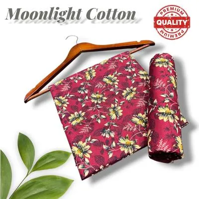 2 Pcs Women's Unstitched Printed Suit