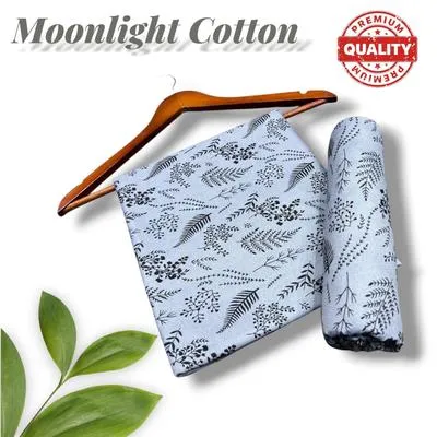 2 Pcs Women's Unstitched Printed Suit