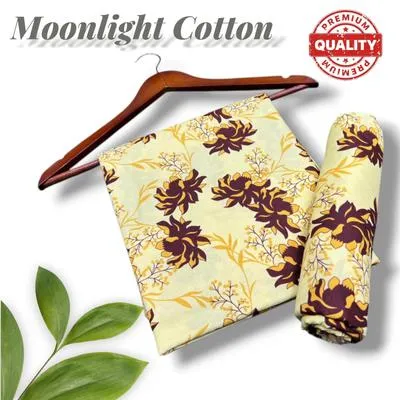 2 Pcs Women's Unstitched Printed Suit