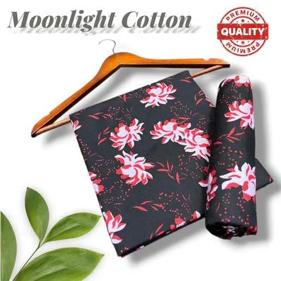 2 Pcs Women's Unstitched Printed Suit