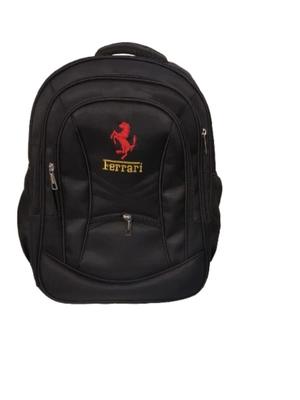 Stylish Black Polyester Backpack for Boys & Girls - 1 Pcs